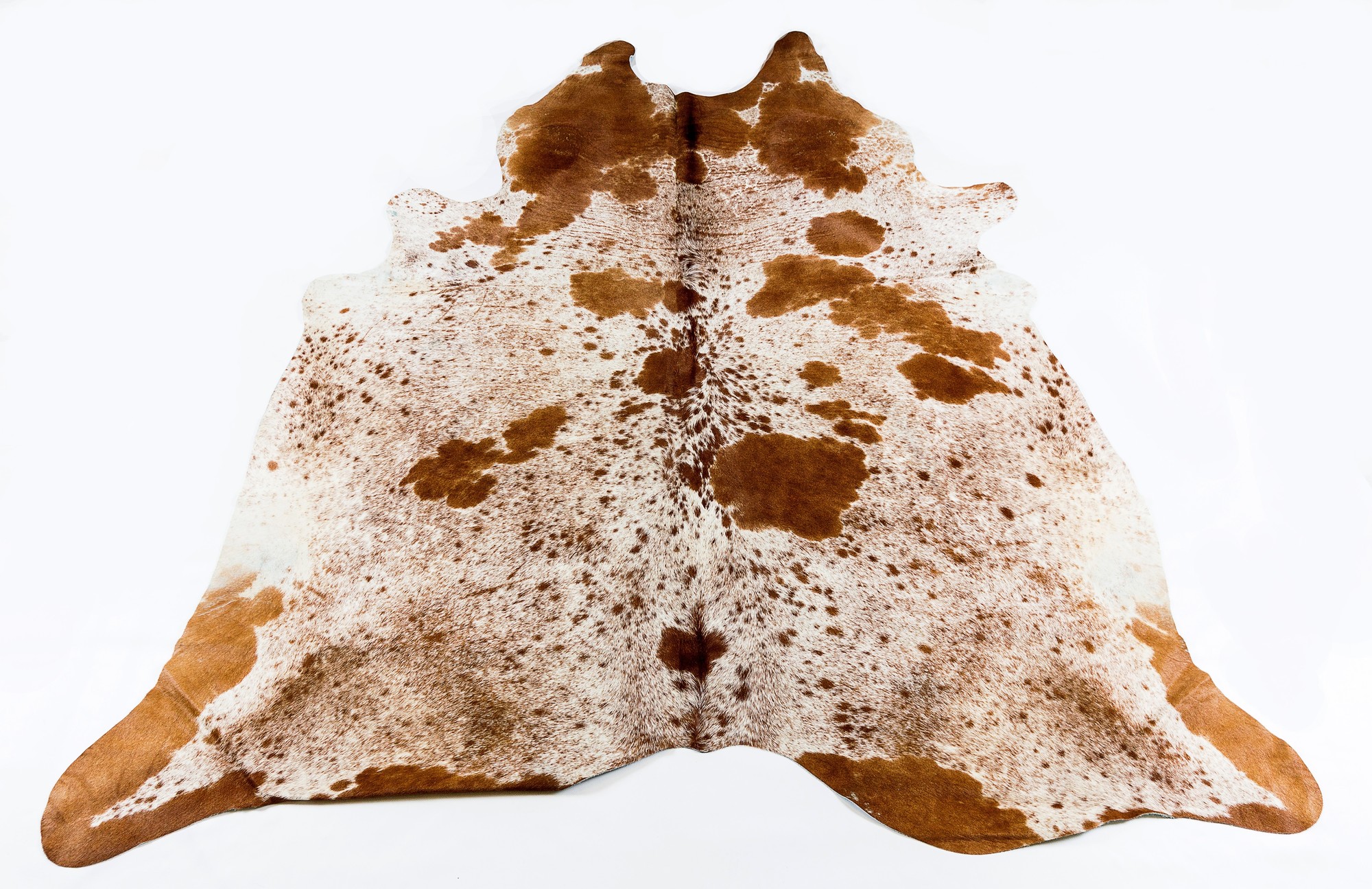 All Natural Hides And Sheepskins Brown Speckled Natural Cowhide