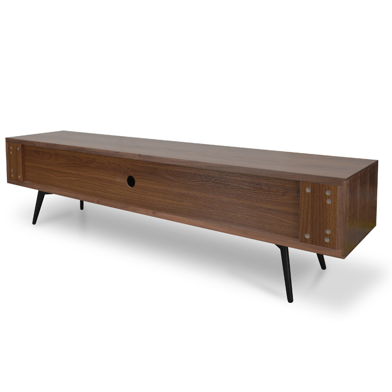 walnut tv entertainment unit
