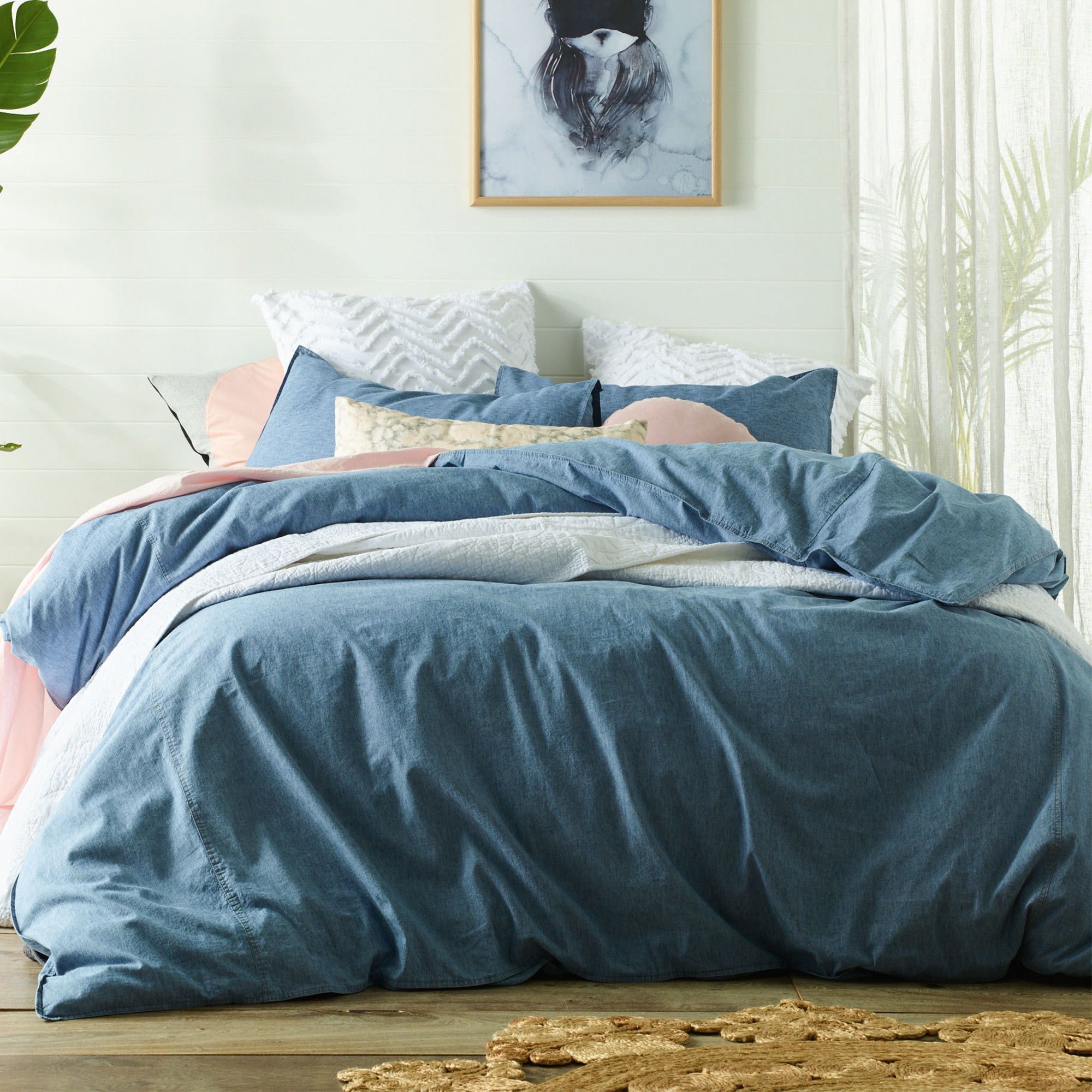 Light Denim Duvet Cover Hunkie