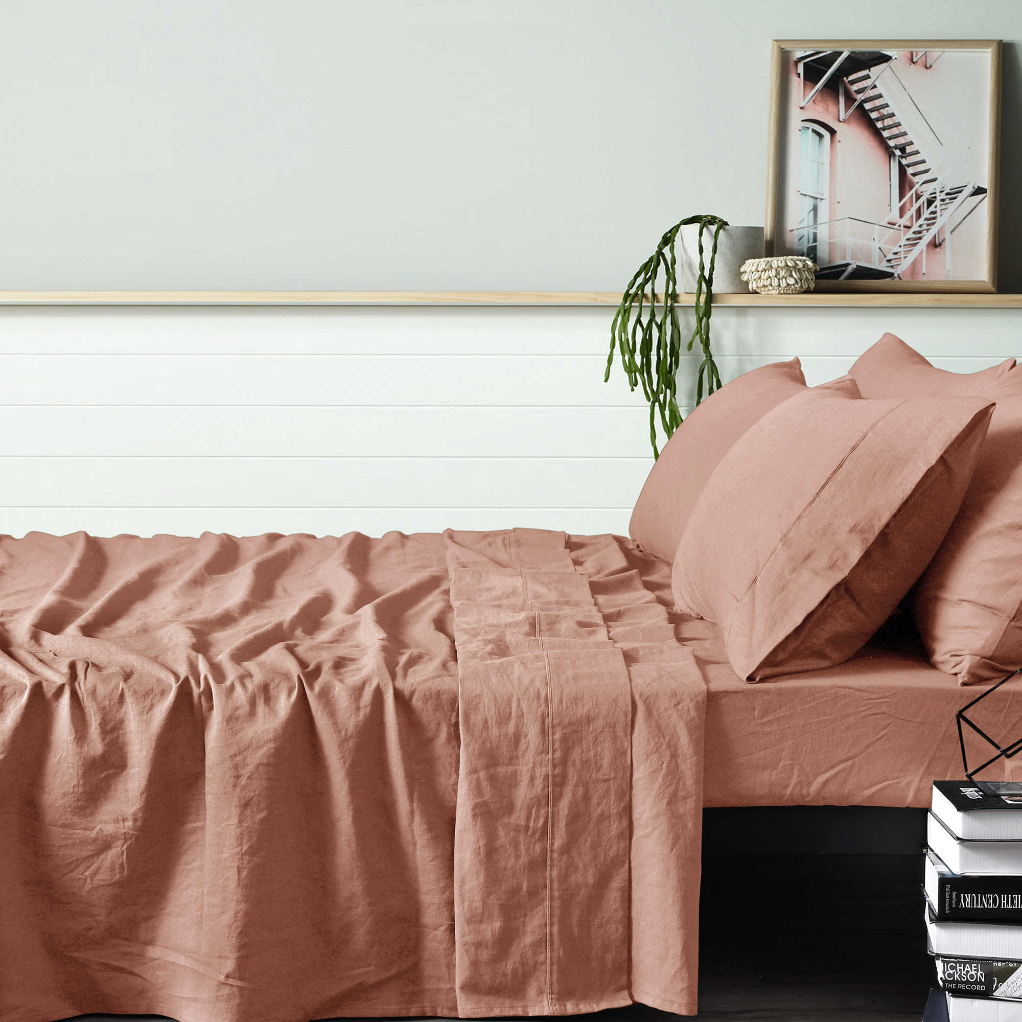 terracotta bedding