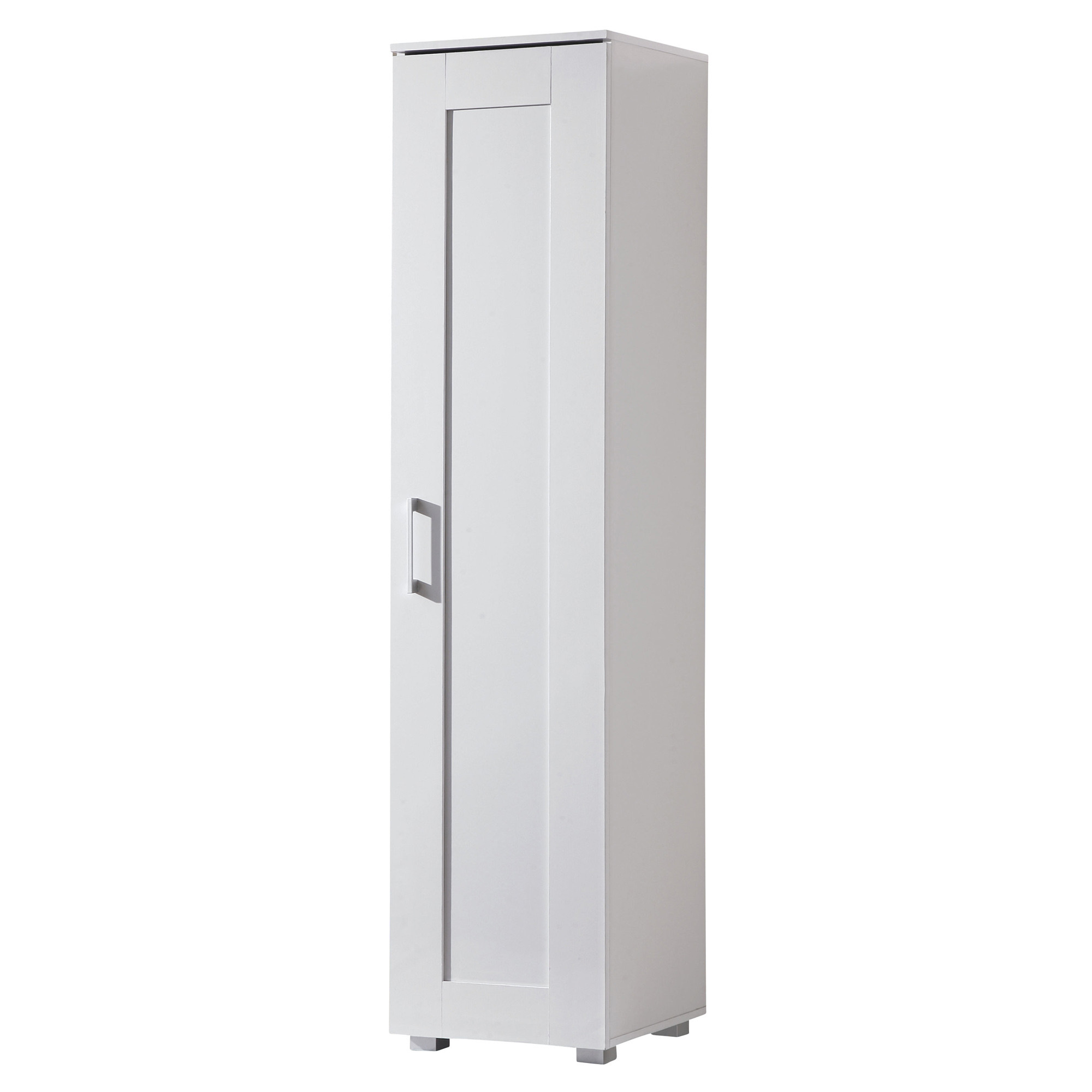 New White Montreal Single Door Tall Cupboard In Home Furniture