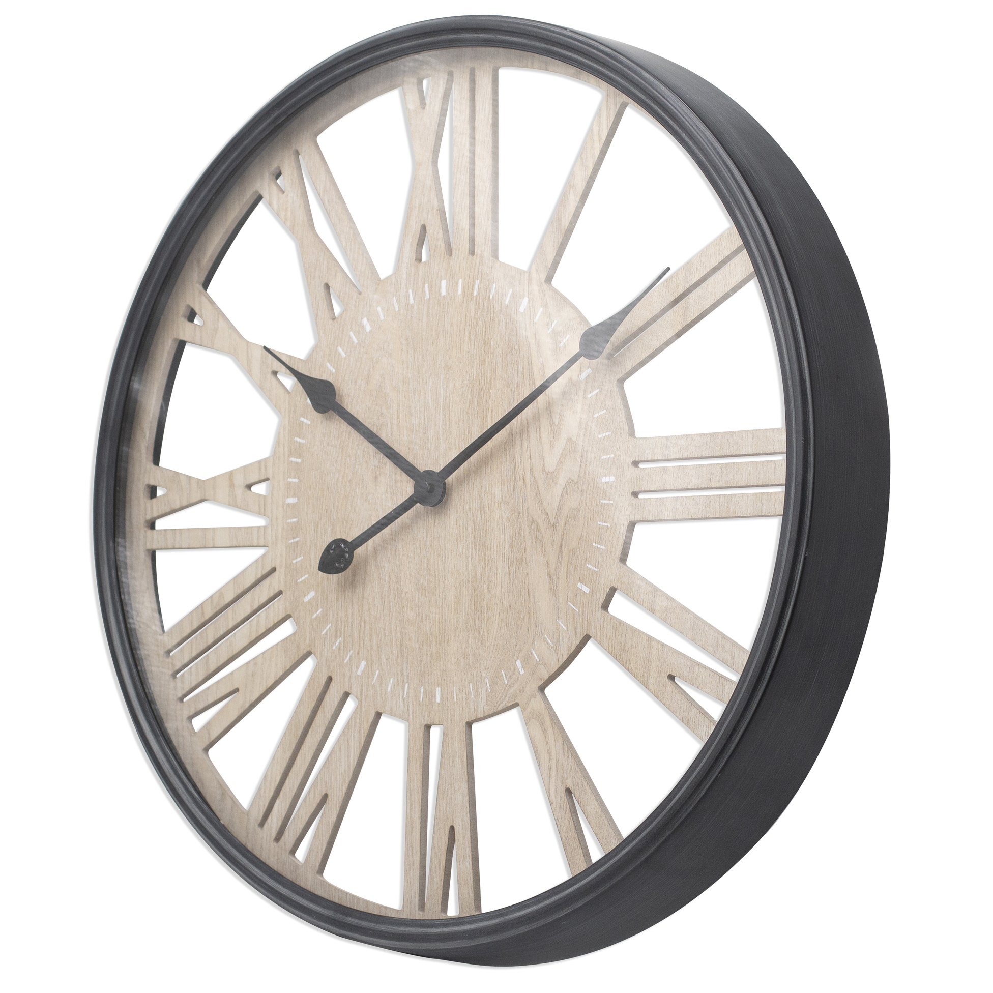 New 60cm Black Case William Wall Clock Toki