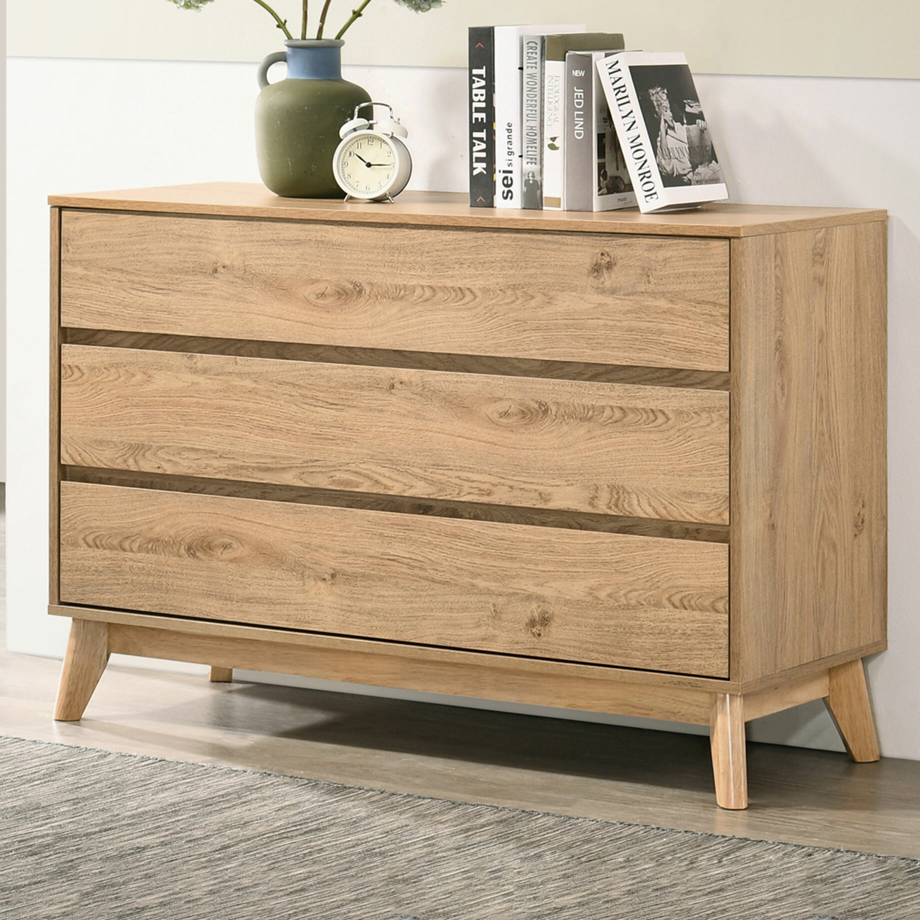 Kodu Natural Anderson 3 Drawer Chest Temple Webster