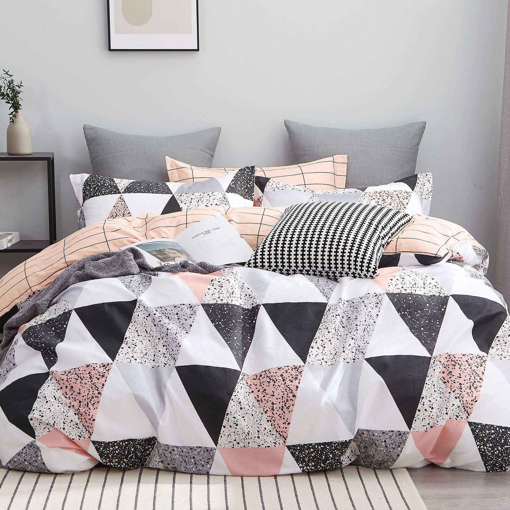 reversible quilt cover set