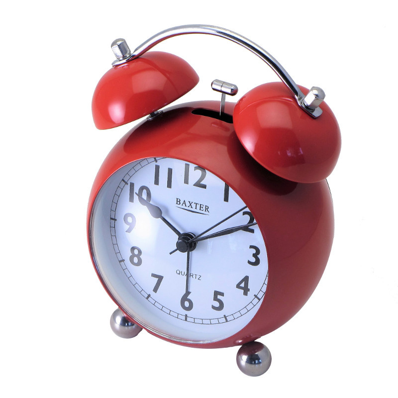 Details About New Large Bubble Metal Bell Alarm Clock Baxter Clocks