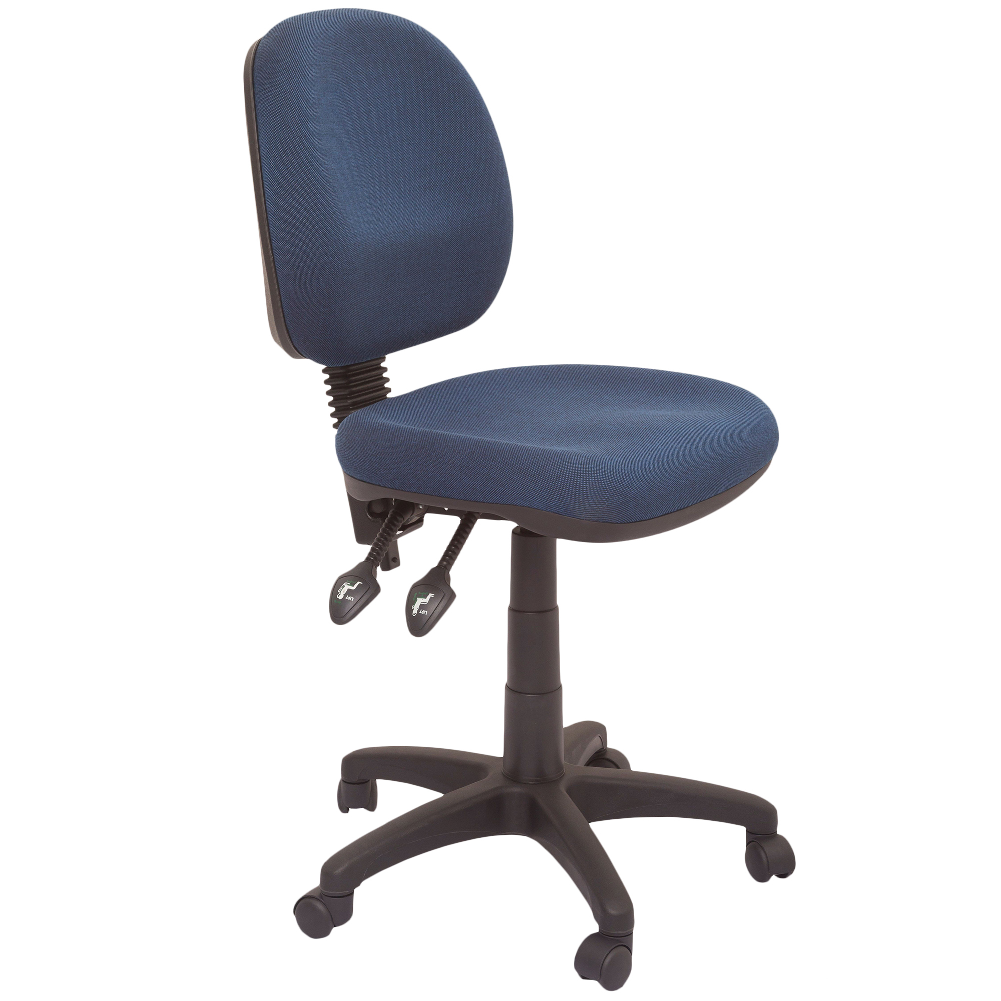 navy desk chair with wheels