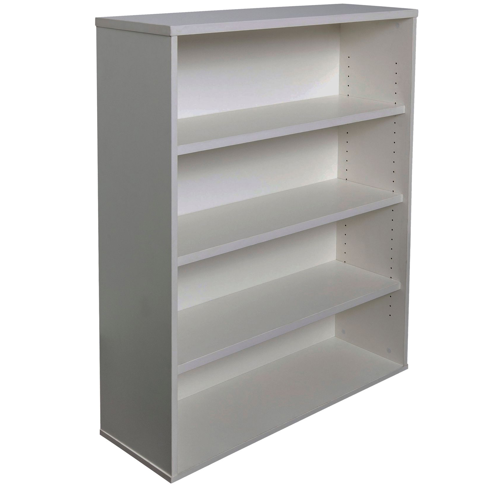 Light Grey Lawson Vibe 4 Shelf Bookcase, Light Grey Bookcase