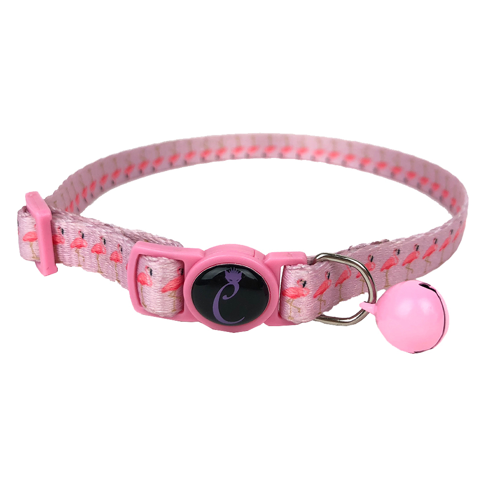flamingo cat collar