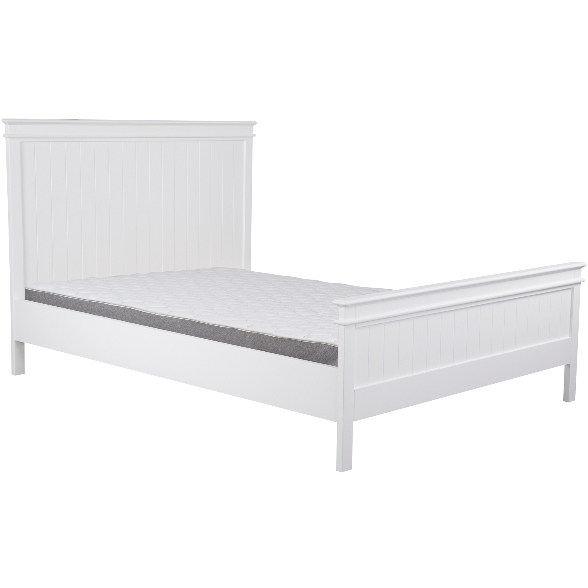 NEW White Hamptons Queen Bed Temple & ster,Beds eBay