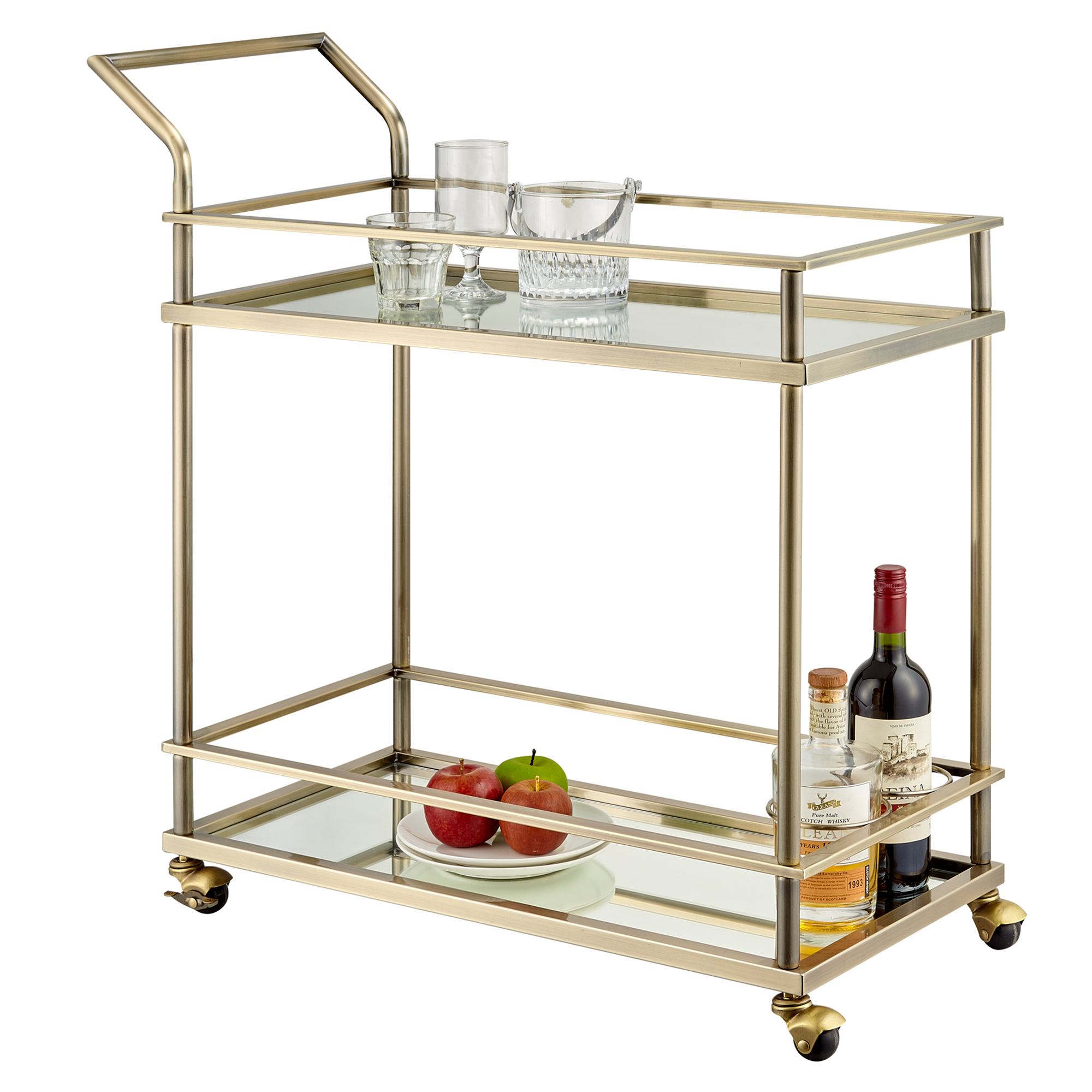 NEW Long Beach Bar Cart - Temple & Webster,Drinks Trolleys & Serving ...