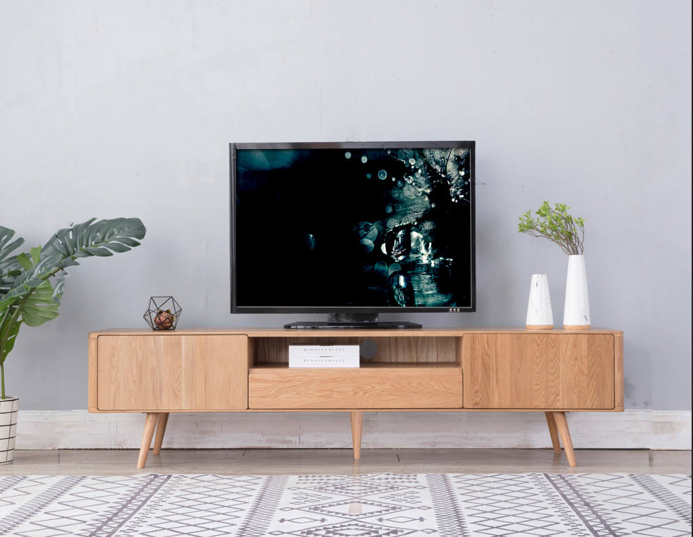 NEW Eden Oak 2m Large TV Unit Temple & ster,TV Units eBay