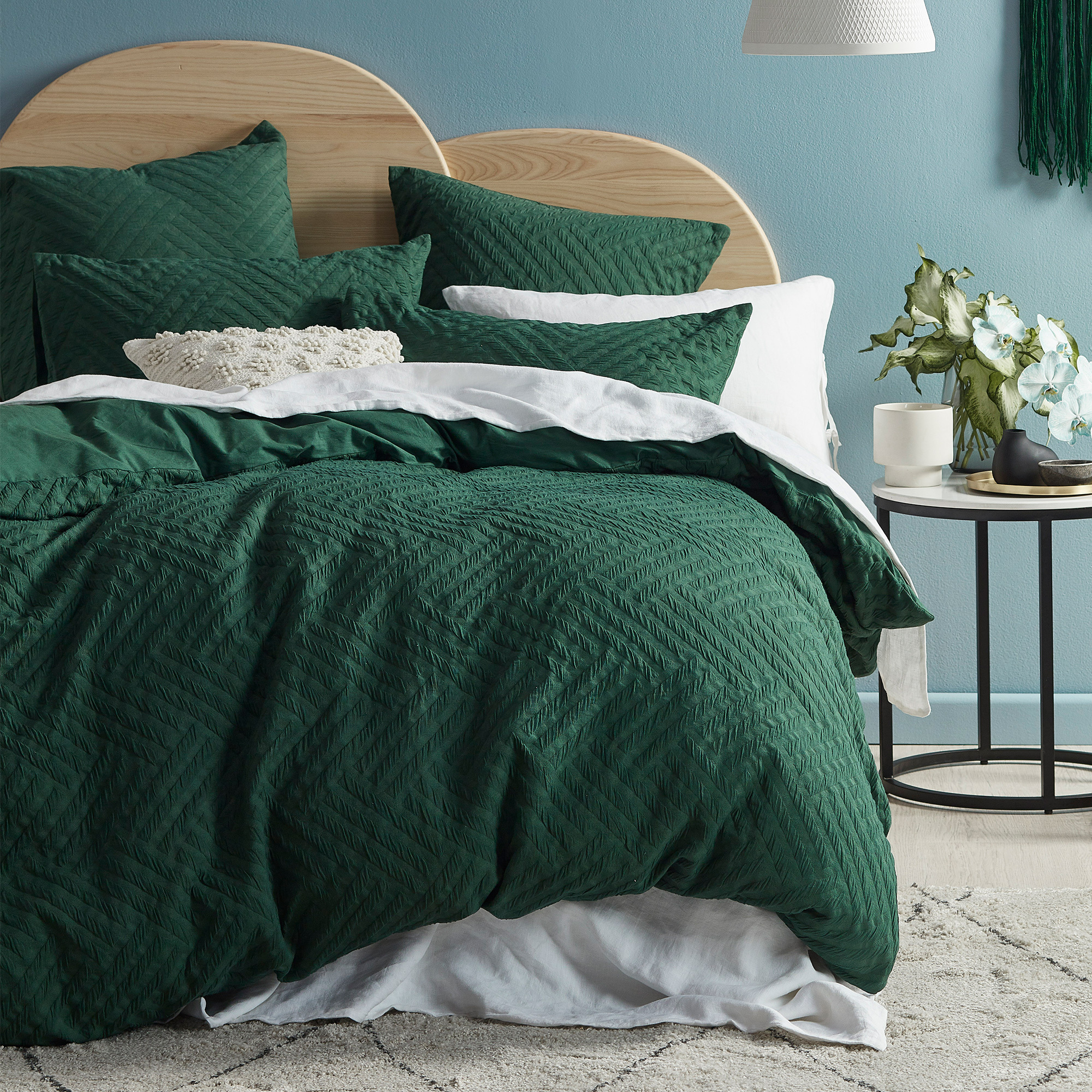 NEW Forest Alessia Cotton Quilt Cover Set Temple & ster,Quilt