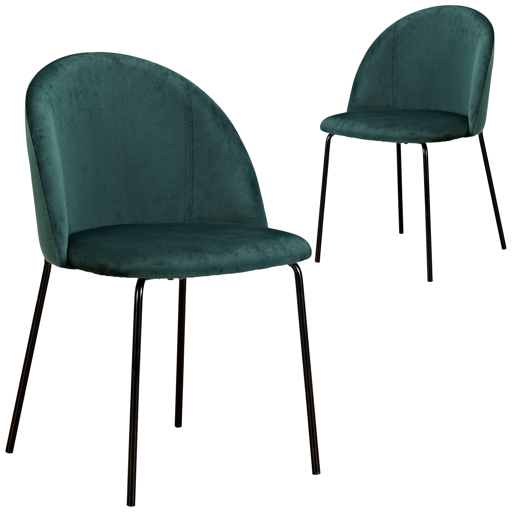 Temple Webster Aria Velvet Dining Chairs Reviews