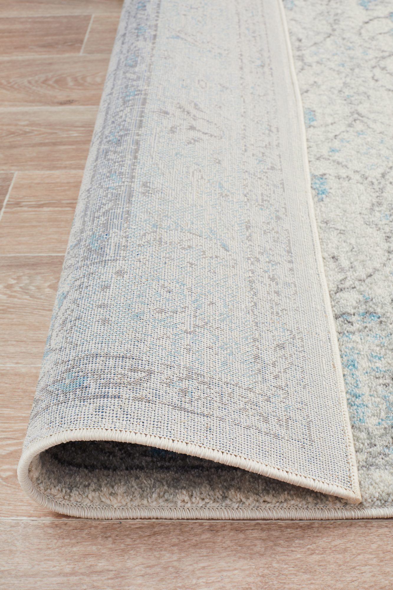 NEW Blue & Cream Evanna VintageStyle Rug Temple & ster,Rugs eBay
