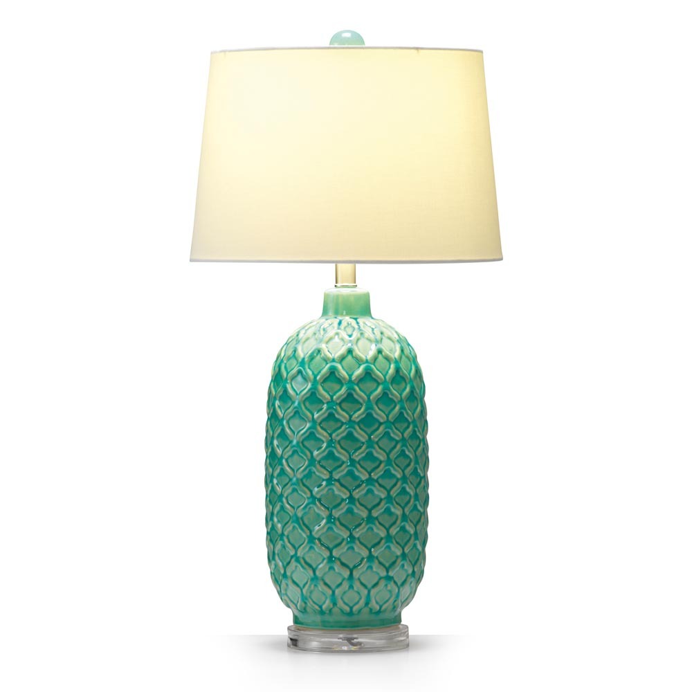 Details About New Aqua Blue Table Lamp Temple Webster Lamps