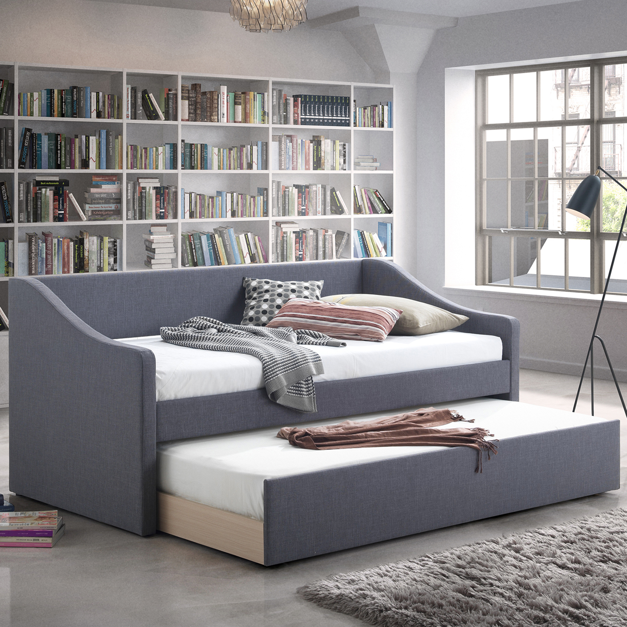 Webster Armidale Single Sofa Daybed, Sofa With Trundle And Storage