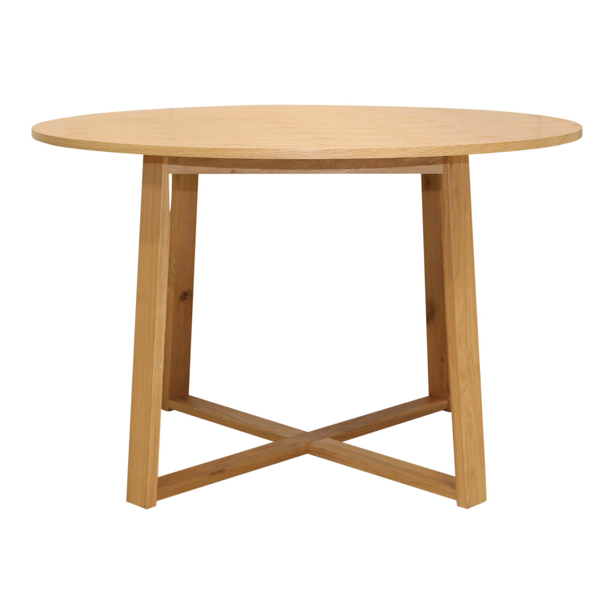 Temple Webster Olwen Oak Wood Round Dining Table Reviews
