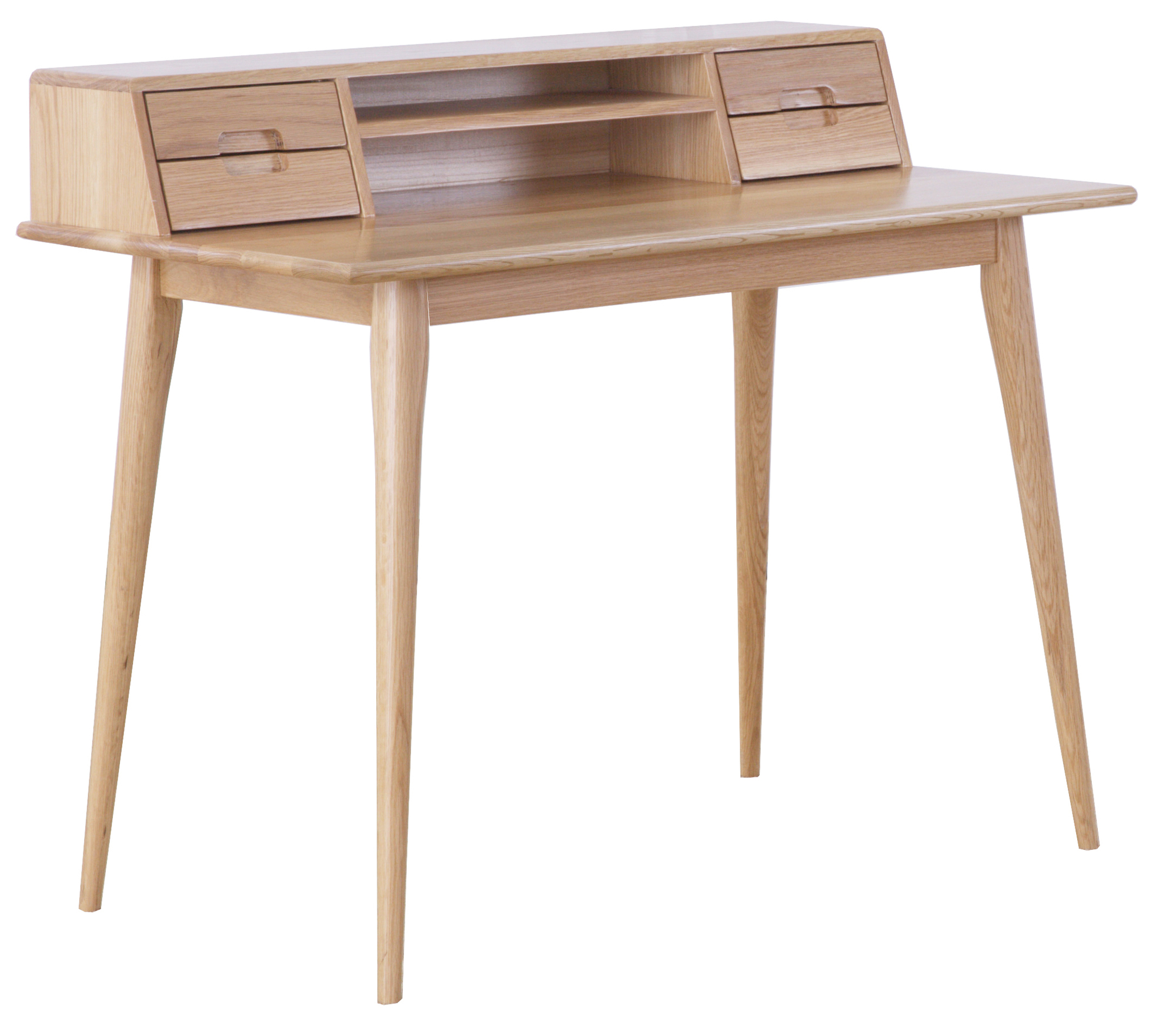 Temple Webster Oscar Scandinavian Style Oak Desk