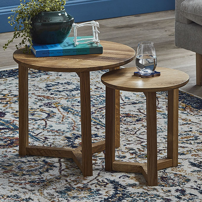 NEW 2 Piece Olwen Side Table Set Temple & ster,Side/End Tables eBay