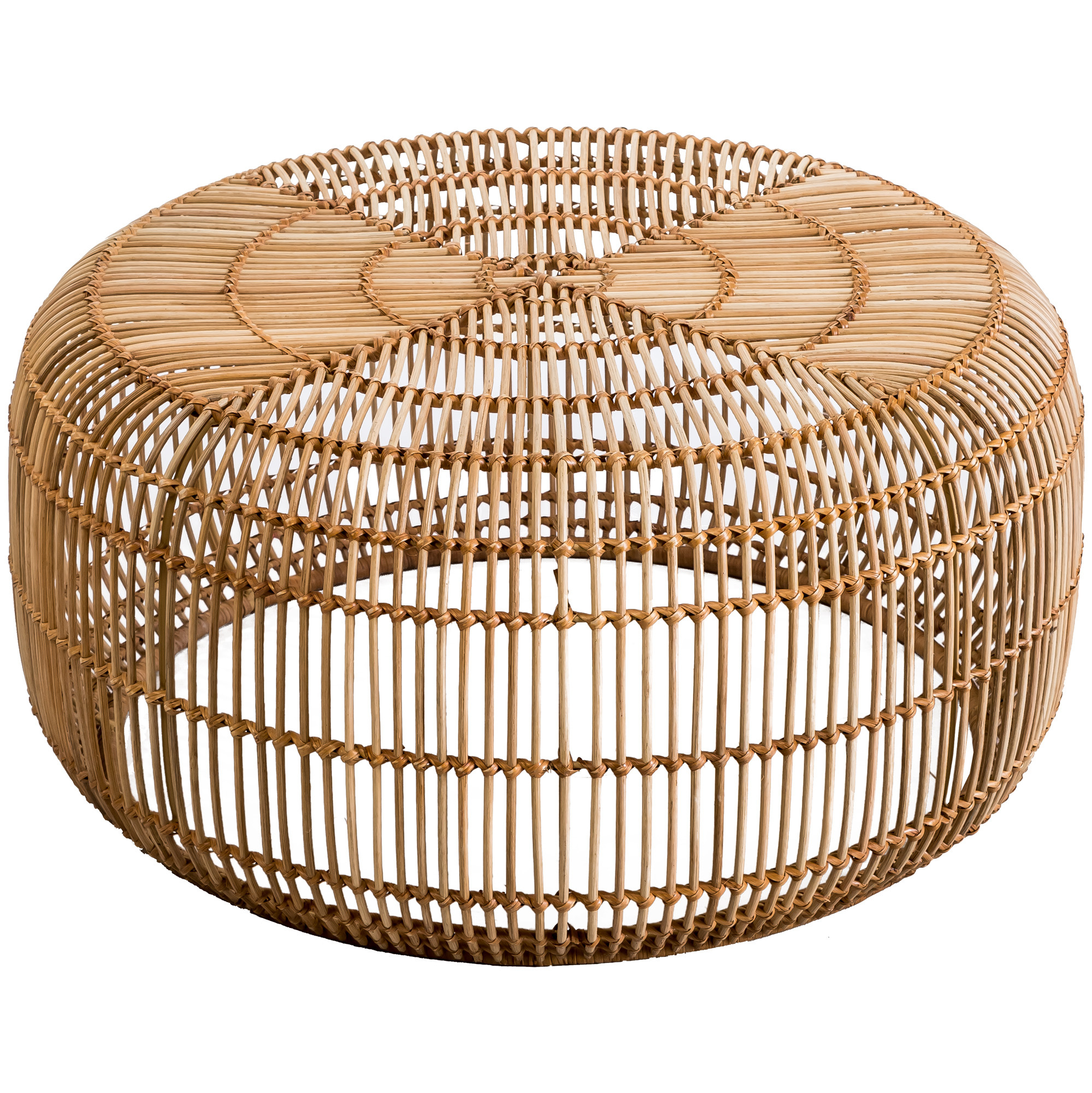 Rustic Natural Round Coffee Table With Storage Shelf For Living Room Easy Assembly Round Health Smart Homes