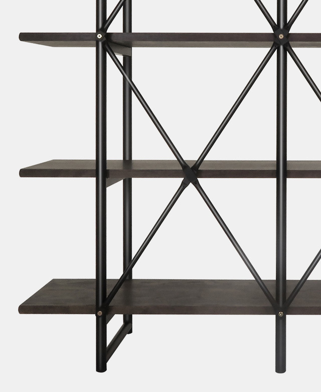 Temple & Webster Large Odessa Industrial Shelving Unit