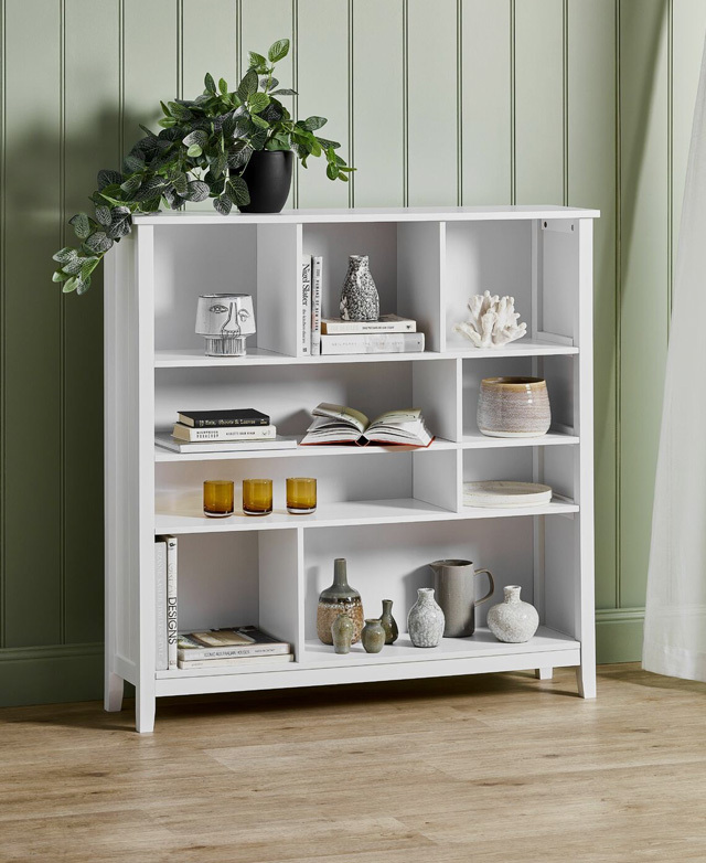 Core Living Glacier MultiFunctional Bookcase Temple & ster