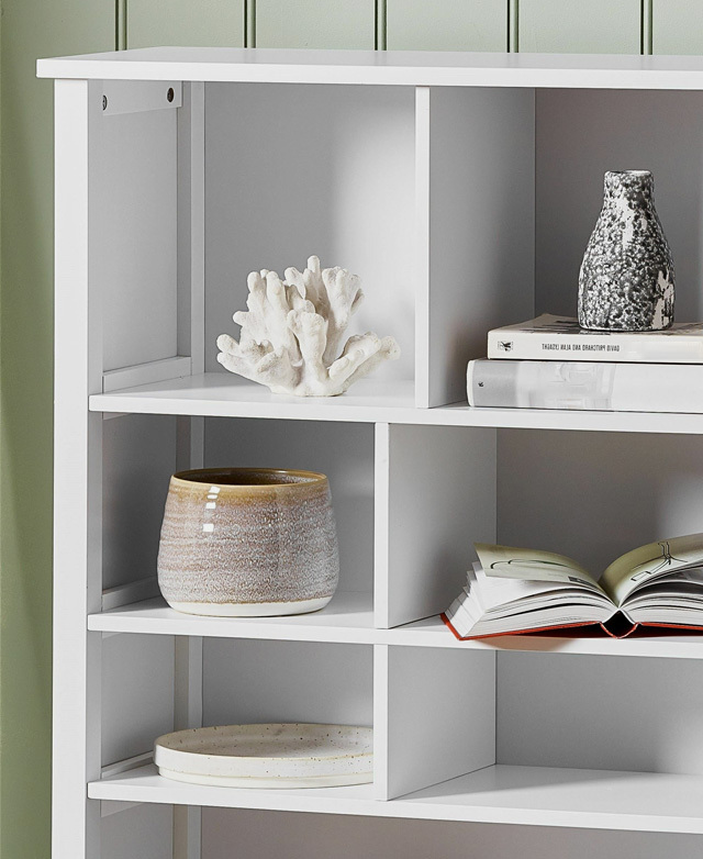 Core Living Glacier MultiFunctional Bookcase Temple & ster