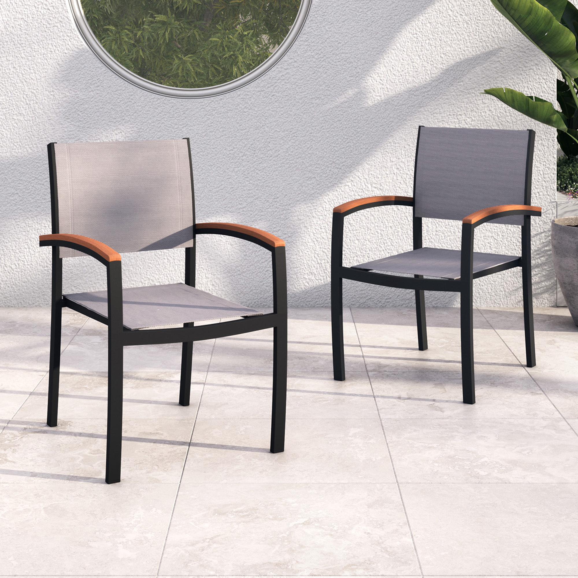 mesh outdoor patio chairs