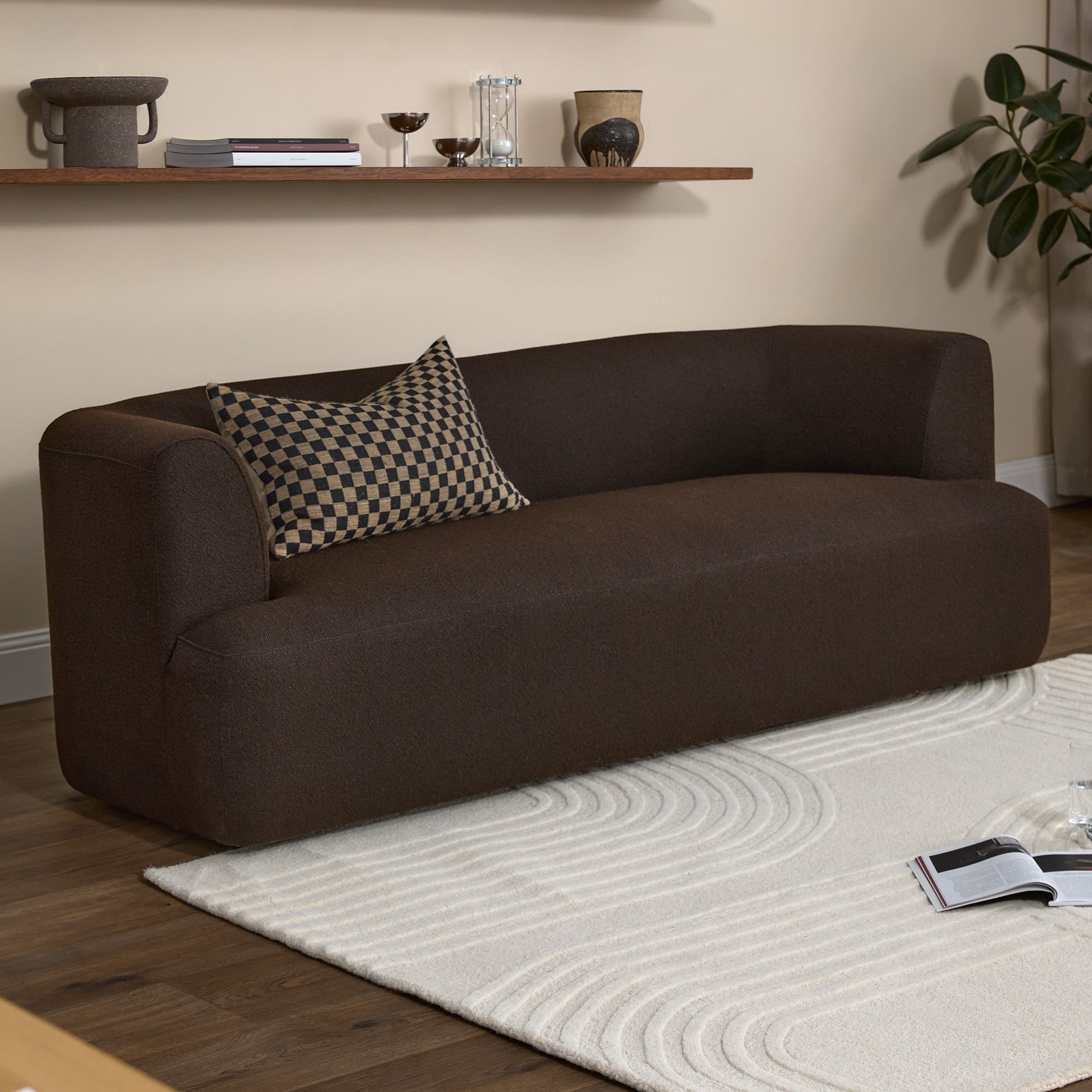 Gala 3 Seater Boucle Sofa
