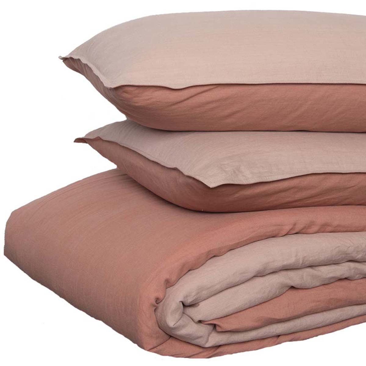 blush pink doona cover