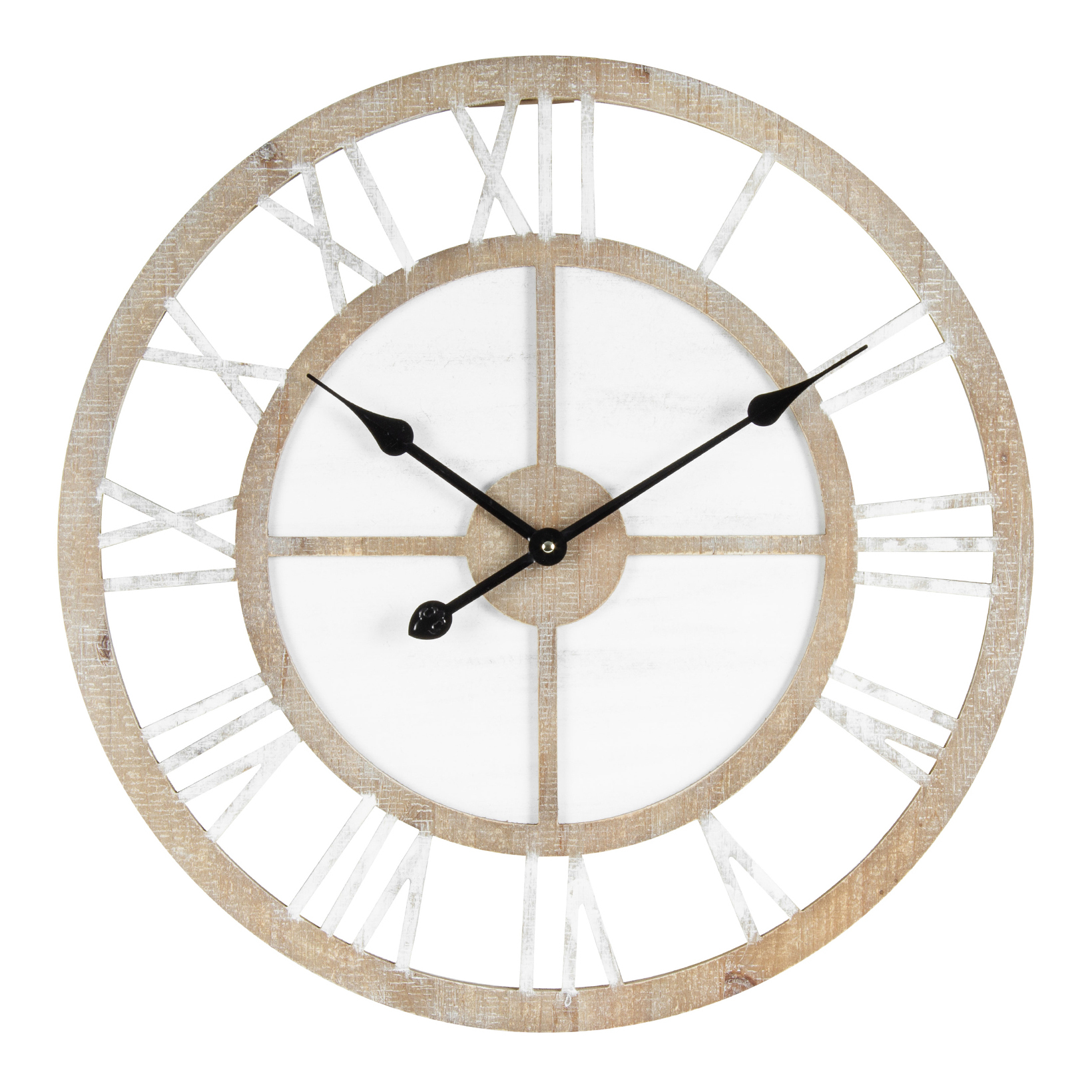 Highst 60cm Scandinavian Style Geometric Wall Clock Temple Webster