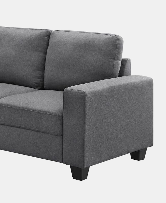 Temple & ster Grey Emer 5 Seater Sofa with Chaise