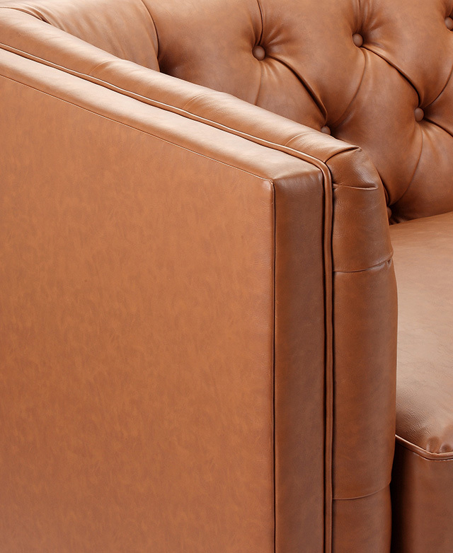 Faux Leather Sofa, Latitude Leather Sofa