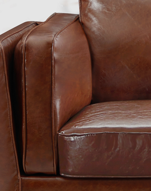 Brooklyn Faux Leather 2 Seater Sofa, Briarwood Leather Sofa Review