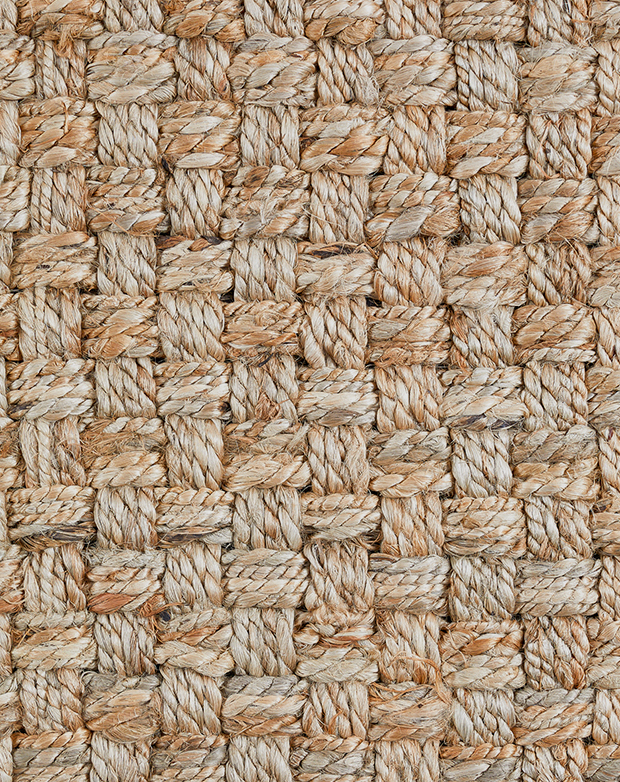 Temple & Webster Natural Colt Chunky Hand-Woven Jute Rug