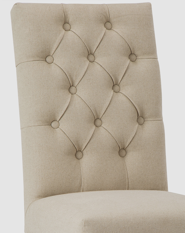 SandStoneSea Windsor Linen Dining Chairs | Temple & Webster