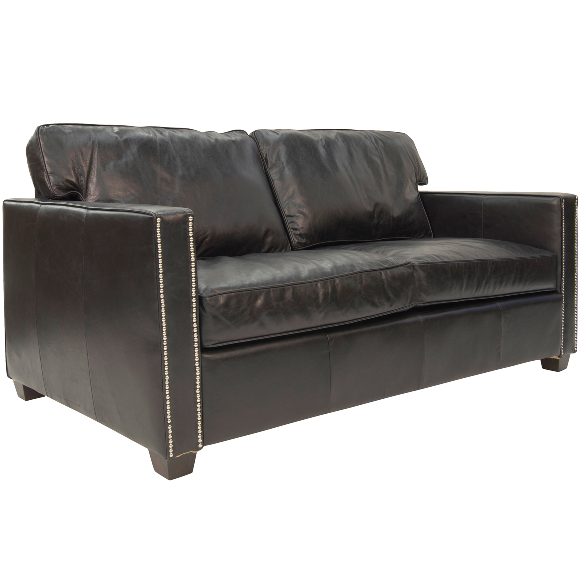 Peyton 2 Seater Aged Leather Sofa