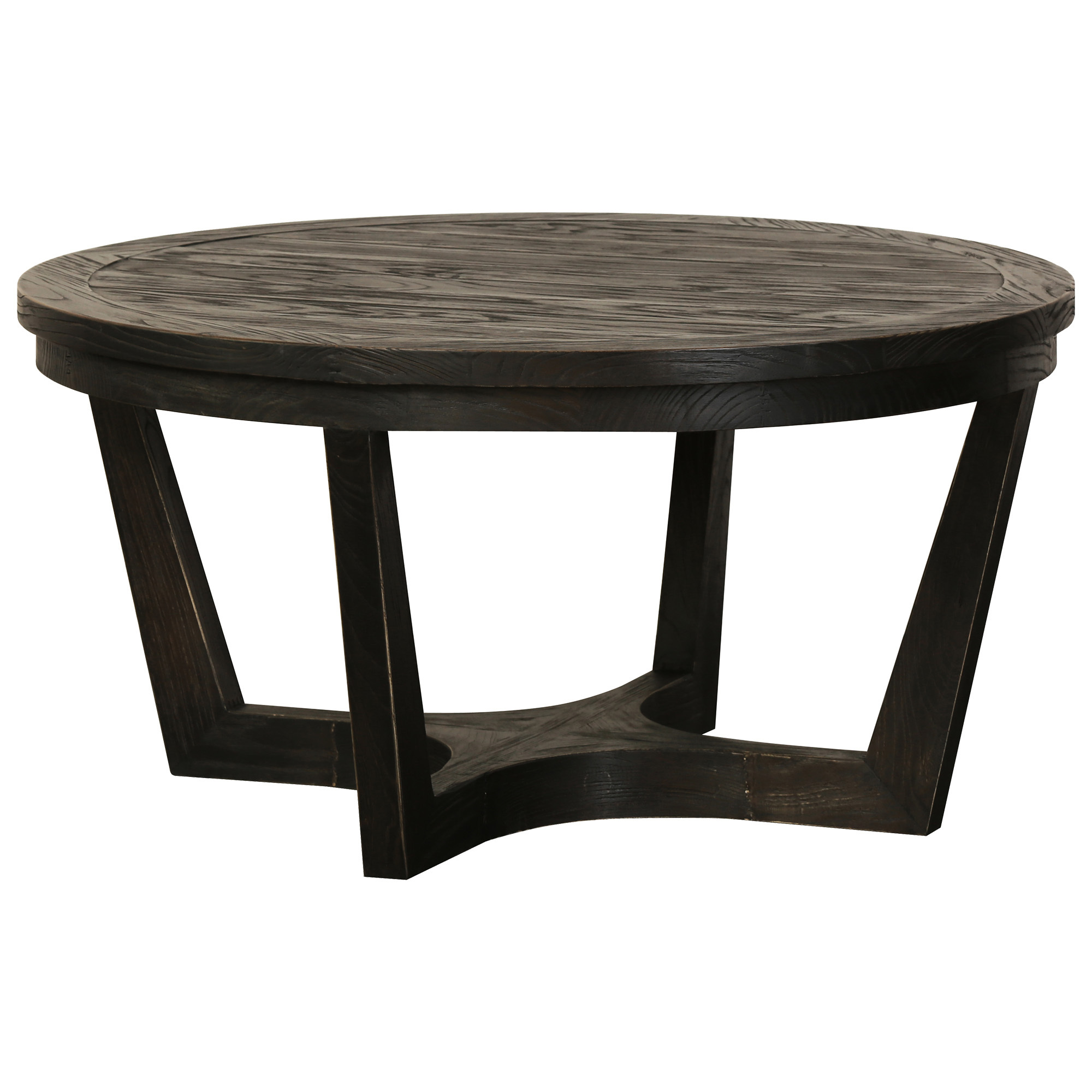 Dark Timber Eaton Reclaimed Wood Coffee Table Temple Webster