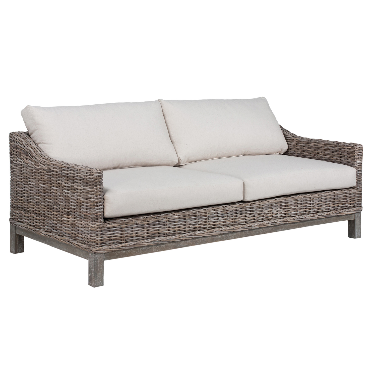 cheap 2 seater rattan sofa