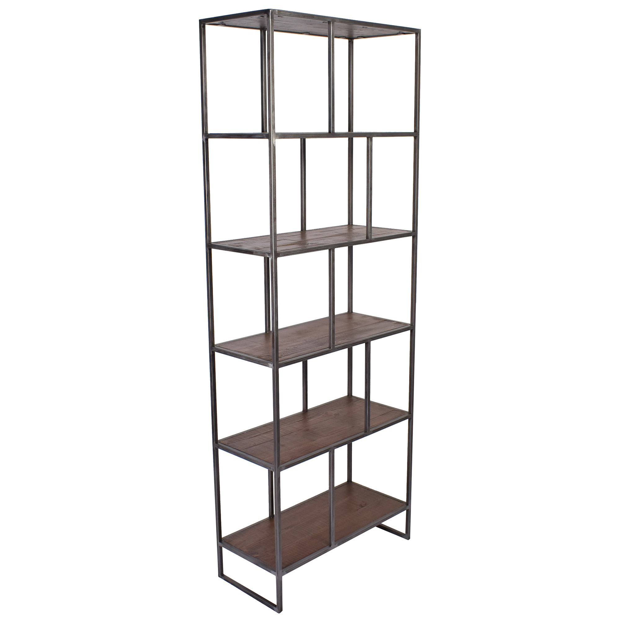 Chartwell Home Karenna 6 Tier Reclaimed, Reclaimed Shelving Units