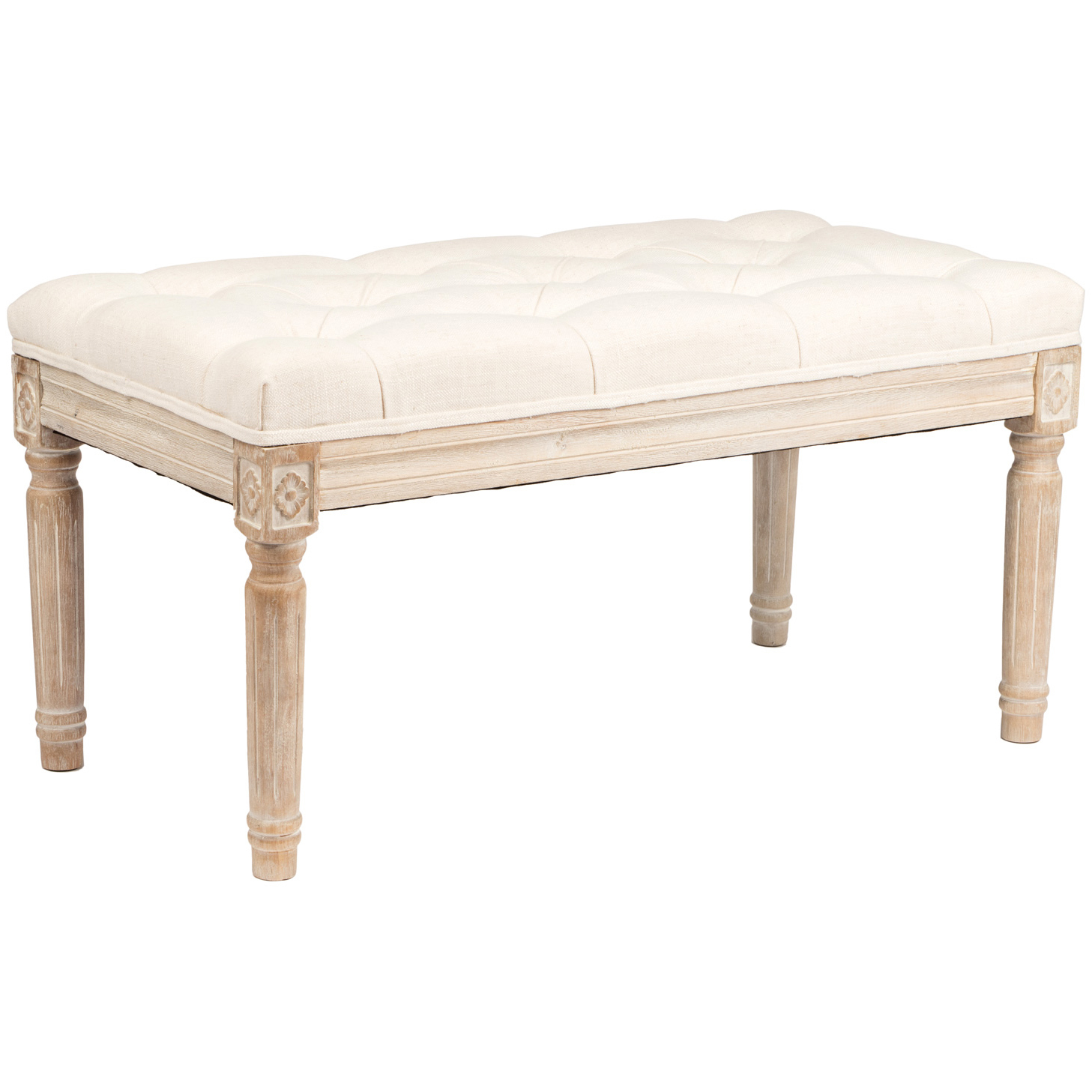Cooper Cohomewares Cream Matthew Upholstered Bench Reviews Temple Webster