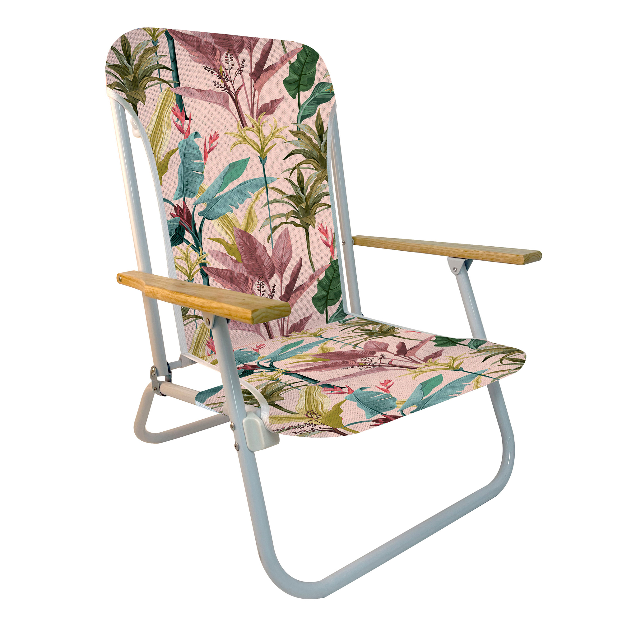 high back beach chair with cup holder