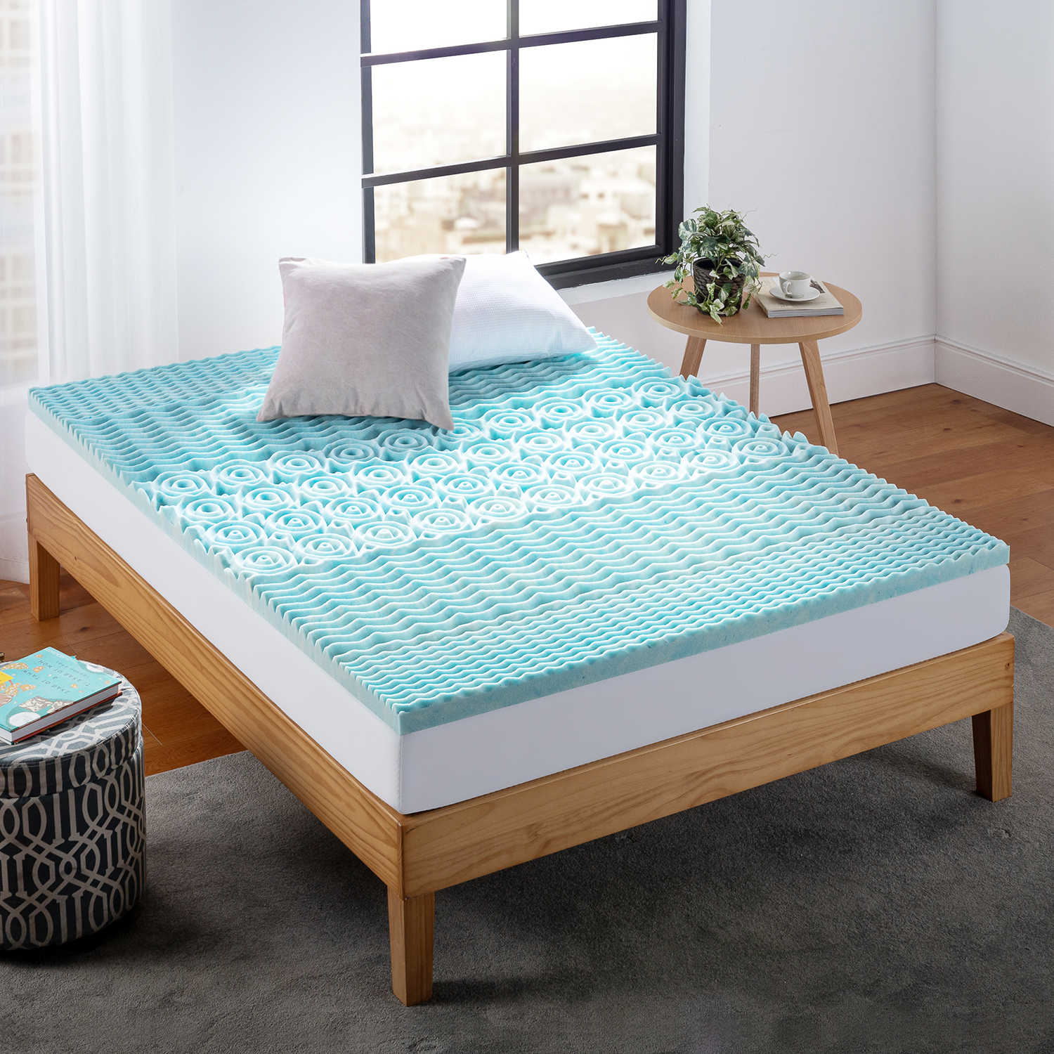 2 memory foam mattress topper