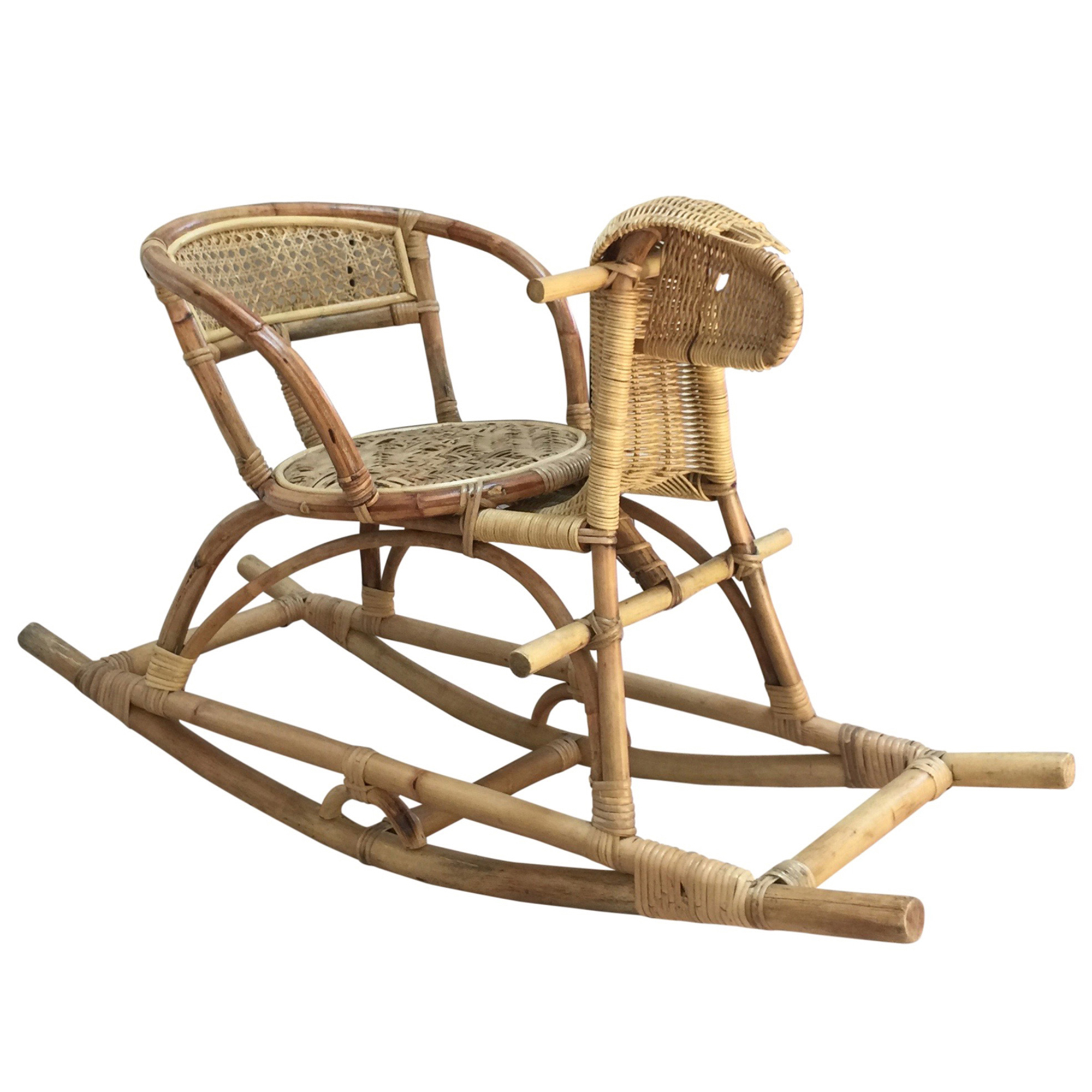 cane rocking horse
