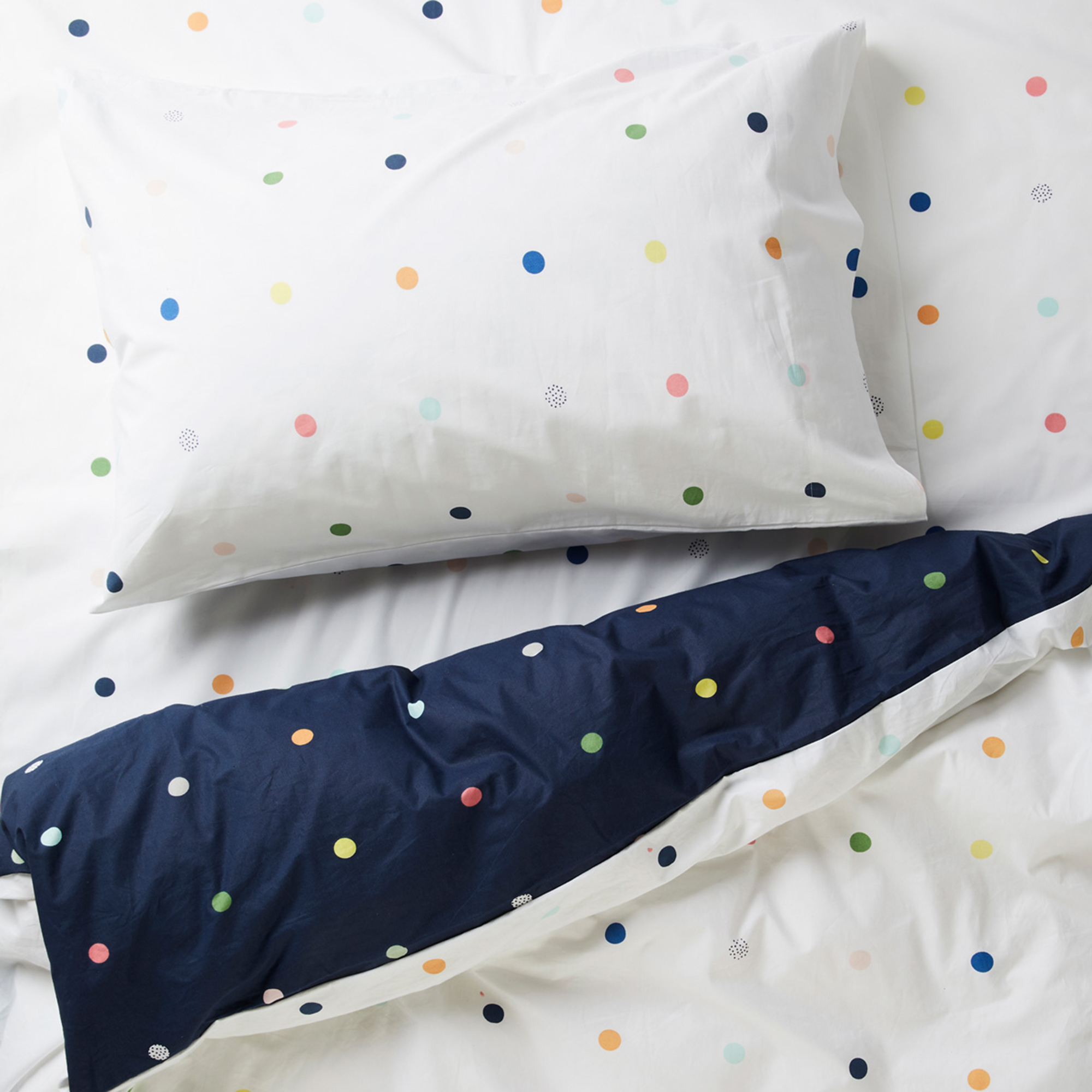 Morethanever Spot Dot Reversible Cotton Quilt Cover Reviews