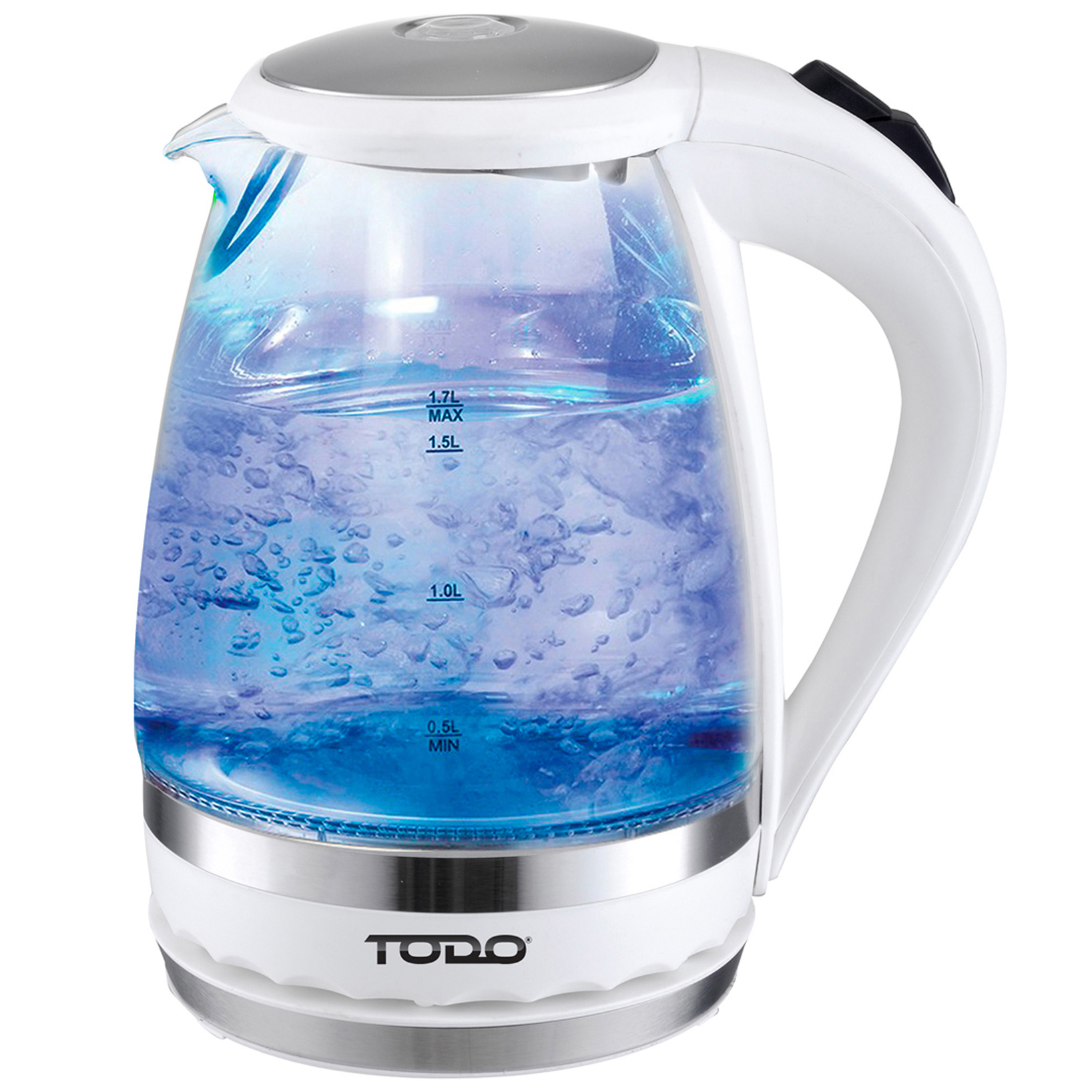 NEW 1.5L Cordless Glass Kettle Todo,Kettles & Toasters eBay