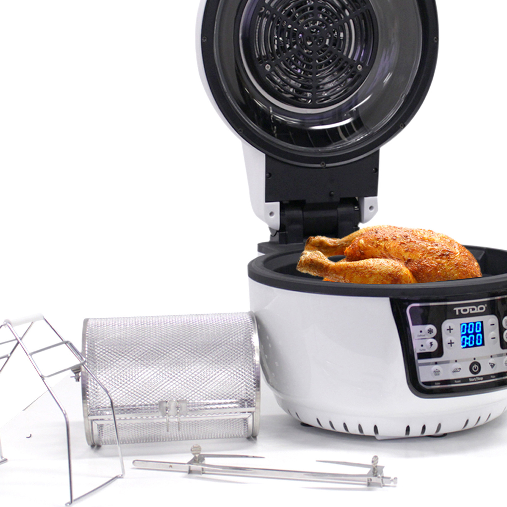 NEW White 10L MultiFunctional Air Fryer Todo,Cooking Appliances