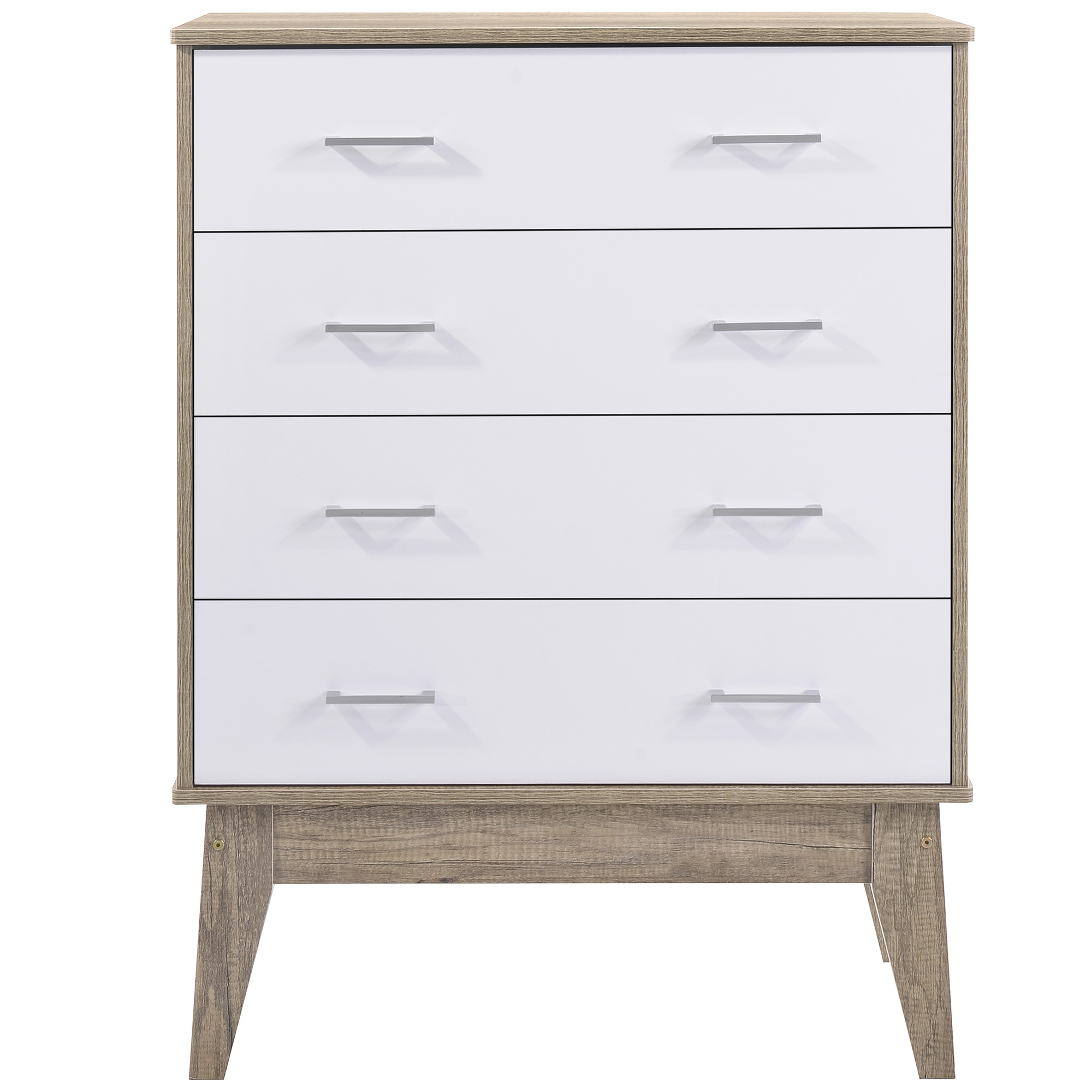 Nordichouse Oak White Scandi Chest Of Drawers Reviews Temple