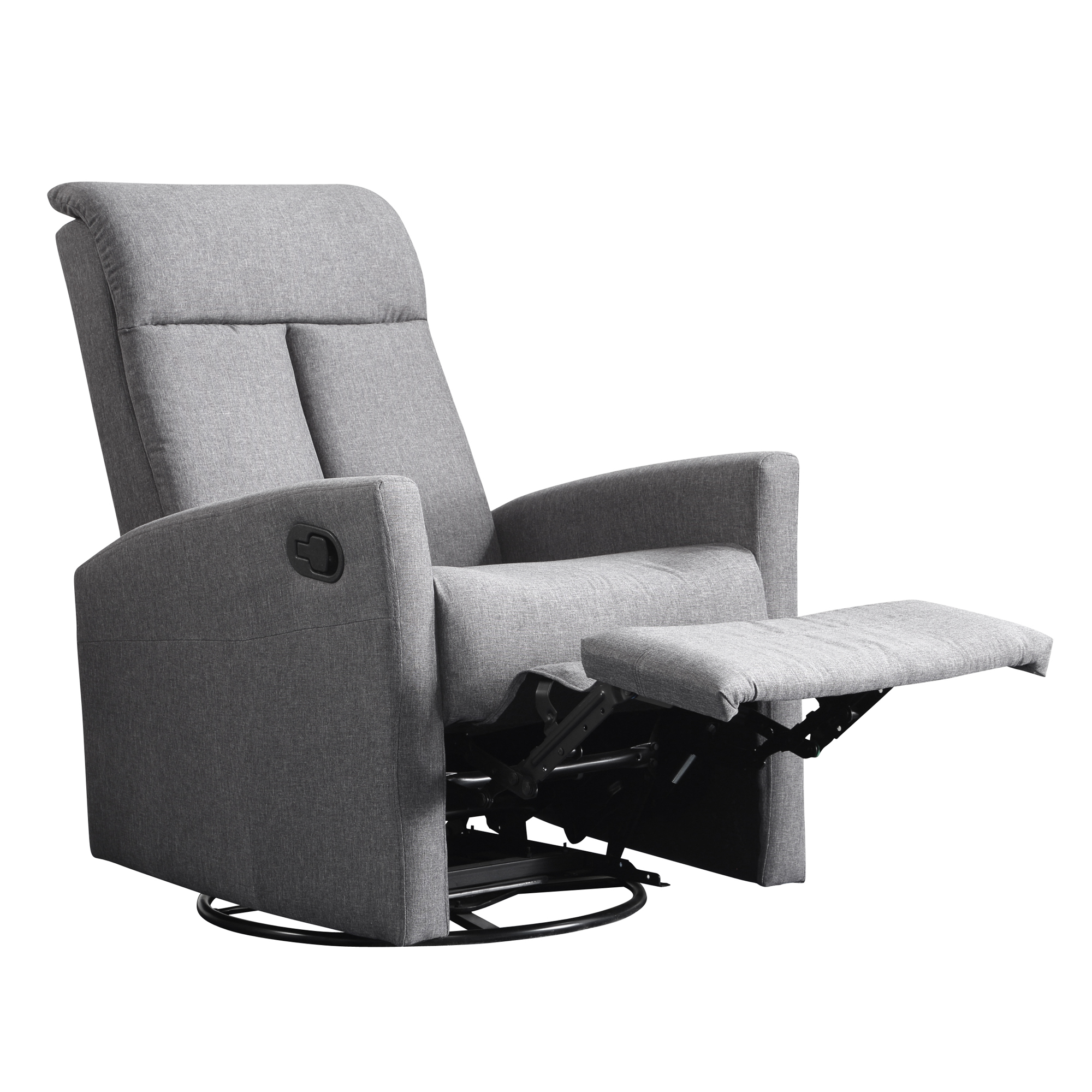 Oakleigh Home Grey Lazar Linen Recliner Chair Reviews Temple Webster