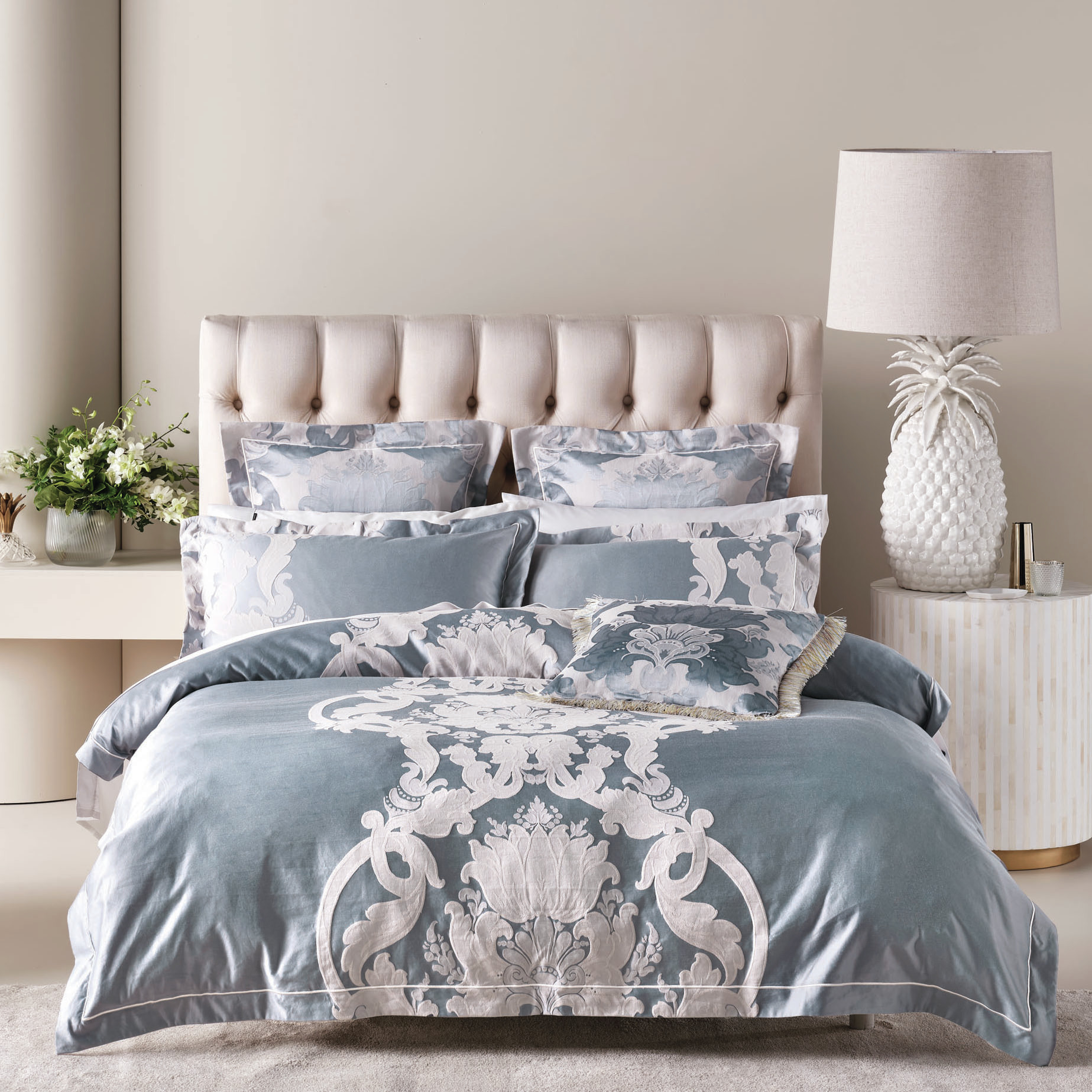 cotton blend duvet cover